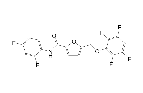 N-(2,4-difluorophenyl)-5-[(2,3,5,6-tetrafluorophenoxy)methyl]-2-furamide