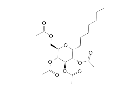 2,3,4,6-tetra-O-Acetyl-1,5-anhydro-1-deoxy-1-C-heptyl-.alpha.-D-glucopyranose
