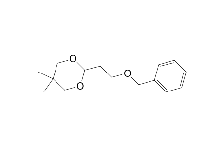 2-[2-(Benzyloxy)ethyl]-5,5-dimethyl-1,3-dioxane