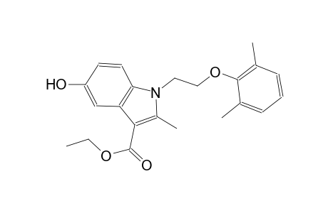 1H-indole-3-carboxylic acid, 1-[2-(2,6-dimethylphenoxy)ethyl]-5-hydroxy-2-methyl-, ethyl ester