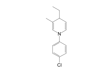 Pyridine, 1-(4-chlorophenyl)-4-ethyl-1,4-dihydro-3-methyl-