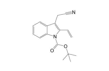 3-(cyanomethyl)-2-vinyl-indole-1-carboxylic acid tert-butyl ester