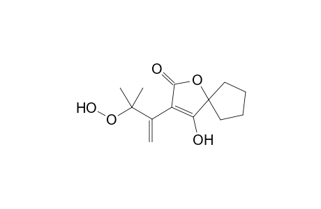 3-(3'-Hydroperoxy-3'-methylbut-1'-en-2'-yl)-4-hydroxy-1-oxaspiro[4.4]non-3-en-2-one