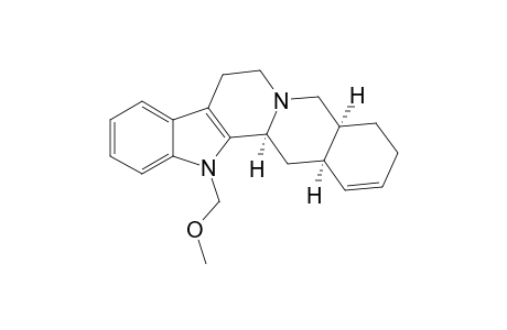 (-)-N-(Methoxymethyl)-16,17-didehydroalloyohimban