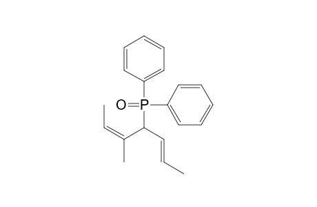 Phosphine oxide, [2-methyl-1-(1-propenyl)-2-butenyl]diphenyl-
