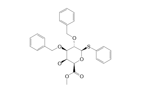 METHYL-(PHENYL-2,3-DI-O-BENZYL-1-THIO-BETA-D-GALACTOPYRANOSID)-URONATE