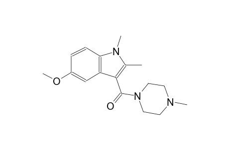 1H-indole, 5-methoxy-1,2-dimethyl-3-[(4-methyl-1-piperazinyl)carbonyl]-