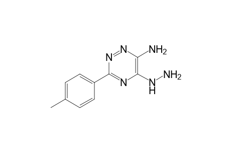 6-Amino-5-hydrazino-3-(4-methylphenyl)-1,2,4-triazine