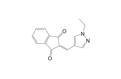 1H-Indene-1,3(2H)-dione, 2-[(1-ethyl-1H-pyrazol-4-yl)methylene]-