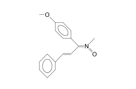 3-(4-Methoxy-phenyl)-1-phenyl-(E,E)-propene 3-(N-methyl-nitrone)