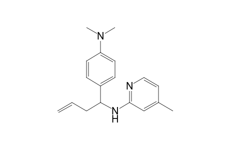 N-(3-Methyl-2-pyridyl)-N-[1-(4-(N,N-dimethylamino)phenyl)-3-butenyl]amine