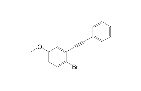 2-Bromo-5-methoxy-1-(2-phenylethynyl)benzene