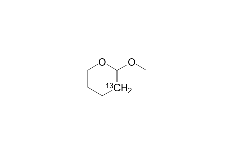 Tetrahydro-2-methoxy-3-[13C]-pyran