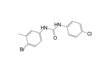 N-(4-bromo-3-methylphenyl)-N'-(4-chlorophenyl)urea