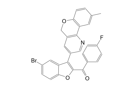 [5-bromo-3-(9-methyl-5H-chromeno[4,3-b]pyridin-3-yl)-1-benzofuran-2-yl](4-fluorophenyl)methanone