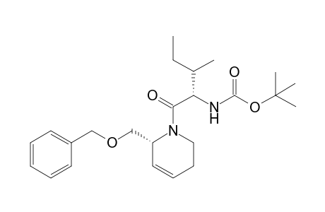 2(R)-(Benzyloxymethyl)-1-[2'(S)-(t-butoxycarbonyl)amino]-3'-methylpentanoyl]-1,2,5,6-tetrahydropyridine