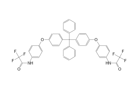 acetamide, N-[4-[4-[diphenyl[4-[4-[(2,2,2-trifluoroacetyl)amino]phenoxy]phenyl]methyl]phenoxy]phenyl]-2,2,2-trifluoro-