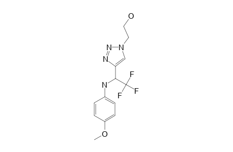 2-[4-[1-(4-METHOXYPHENYLAMINO)-2,2,2-TRIFLUOROETHYL]-1H-1,2,3-TRIAZOL-1-YL]-ETHANOL
