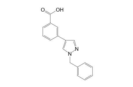 3-[1-(Phenylmethyl)-1H-pyrazol-4-yl]benzoic acid