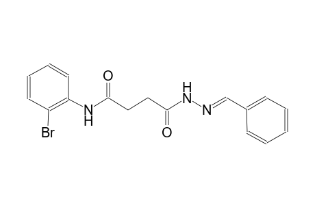 butanoic acid, 4-[(2-bromophenyl)amino]-4-oxo-, 2-[(E)-phenylmethylidene]hydrazide