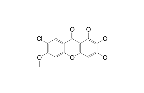 7-CHLORO-1,2,3-TRIHYDROXY-6-METHOXY-XANTHONE