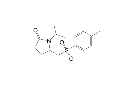 1-isopropyl-5-(p-tolylsulfonylmethyl)pyrrolidin-2-one