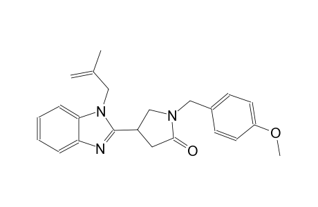 2-pyrrolidinone, 1-[(4-methoxyphenyl)methyl]-4-[1-(2-methyl-2-propenyl)-1H-benzimidazol-2-yl]-