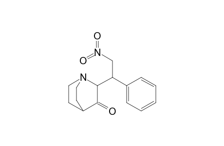 2-(2-nitro-1-phenyl-ethyl)-1-azabicyclo[2.2.2]octan-3-one