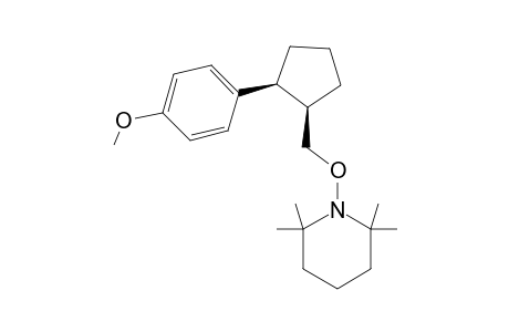 1-{[(1R,2S)-2-(4-methoxyphenyl)cyclopentyl]methoxy}-2,2,6,6-tetramethylpiperidine