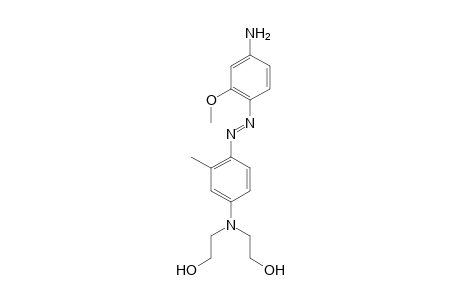 4-Nitro-o-anisidine->2,2'-(m-tolylimino)diethanol/hydrol.