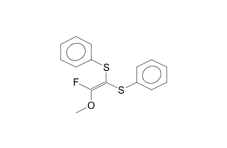 1-FLUORO-1-METHOXY-2,2-BIS(PHENYLTHIO)ETHENE