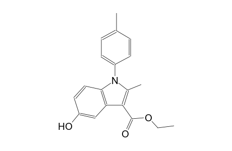 1H-indole-3-carboxylic acid, 5-hydroxy-2-methyl-1-(4-methylphenyl)-, ethyl ester