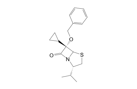 (3S,5R,6S)-6-(BENZYLOXY)-6-CYCLOPROPYL-3-ISOPROPYLPENAM