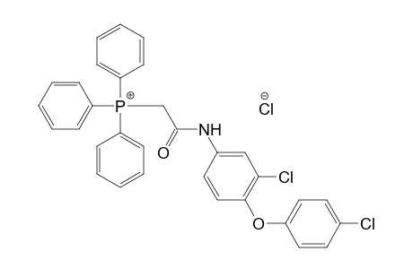 {{[3-chloro-4-(p-chlorophenoxy)phenyl]carbamoyl}methyl}triphenylphosphonium chloride