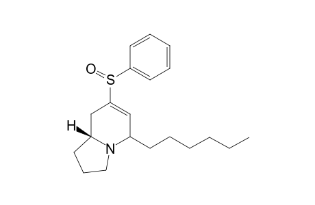 (+-)-cis-5-Hexyl-7-(phenylsulfinyl)-1,2,3,5,8,8ahexahydroidoindolizine