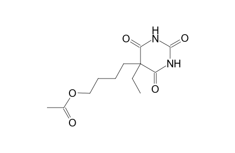5-(3'-acetoxybutyl)-5-ethyl 2,4,6-trioxo-1,3,5-trihydro-1,3-pyrimidine
