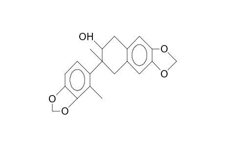 (6R-cis)-5,6,7,8-Tetrahydro-7-methyl-7-(4-methyl-1,3-benzodioxol-5-yl)-naphtho(2,3-D)-1,3-dioxol-6-ol