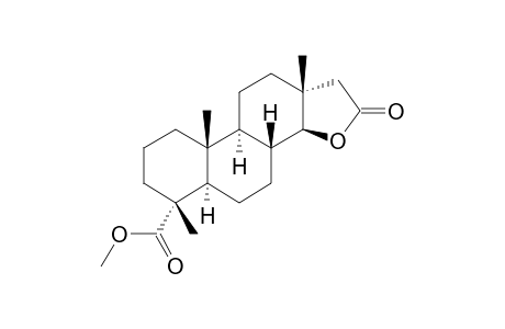(3aS,3bR,5aR,6R,9aR,9bS,11aR)-2-keto-6,9a,11a-trimethyl-1,3a,3b,4,5,5a,7,8,9,9b,10,11-dodecahydronaphtho[5,6-g]benzofuran-6-carboxylic acid methyl ester