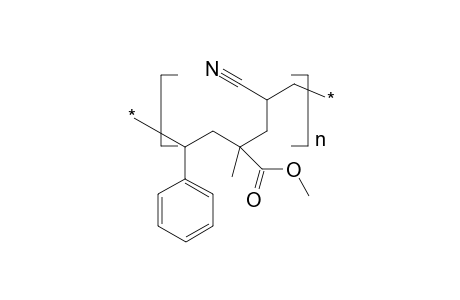 Poly(styrene-co-methyl methacrylate-co-acrylonitrile)