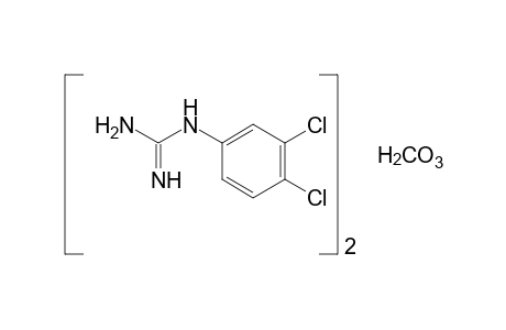 (3,4-dichlorophenyl)guanidine, carbonate(2:1)