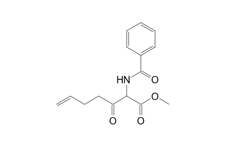 Methyl 2-(benzoylamido)-3-oxo-6-heptenoate