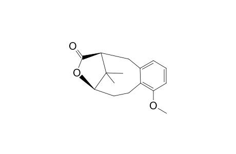 7-Methoxy-14,14-dimethyl-12-oxatricyclo[9.2.1.0(3,8)]tetradeca-3(8),4,6-trien-13-one