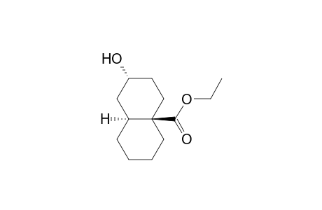 4a(2H)-Naphthalenecarboxylic acid, octahydro-2-hydroxy-, ethyl ester, (2.alpha.,4a.beta.,8a.alpha.)-