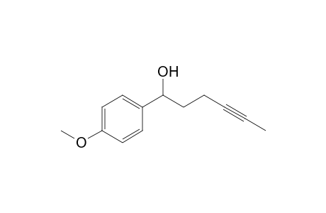1-(4-Methoxyphenyl)-4-hexyn-1-ol