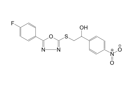 2-{[5-(4-fluorophenyl)-1,3,4-oxadiazol-2-yl]sulfanyl}-1-(4-nitrophenyl)ethanol