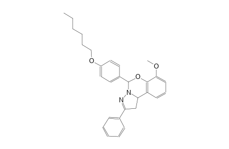 5-[4-(hexyloxy)phenyl]-7-methoxy-2-phenyl-1,10b-dihydropyrazolo[1,5-c][1,3]benzoxazine