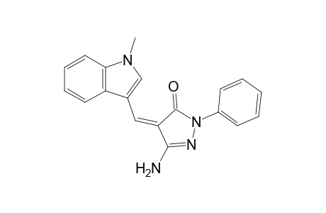 (Z)-3-Amino-4-((1-methyl-1H-indol-3-yl)methylene)-1-phenyl-1H-pyrazol-5(4H)-one
