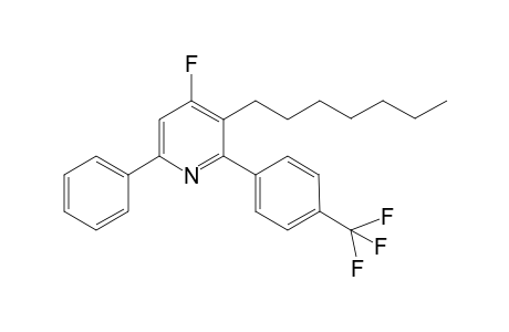 4-Fluoro-2-[(4-(trifluoromethyl)phenyl]-6-phenyl-3-heptylpyridine