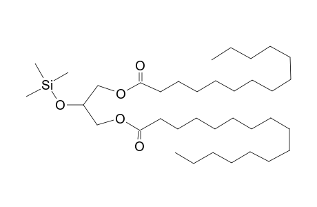 Glycerol <1-myristate-3-palmitate->, mono-TMS
