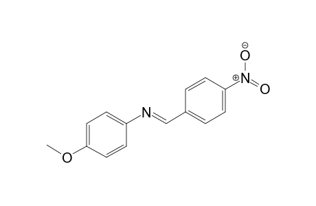 Benzenamine, 4-methoxy-N-[(4-nitrophenyl)methylene]-